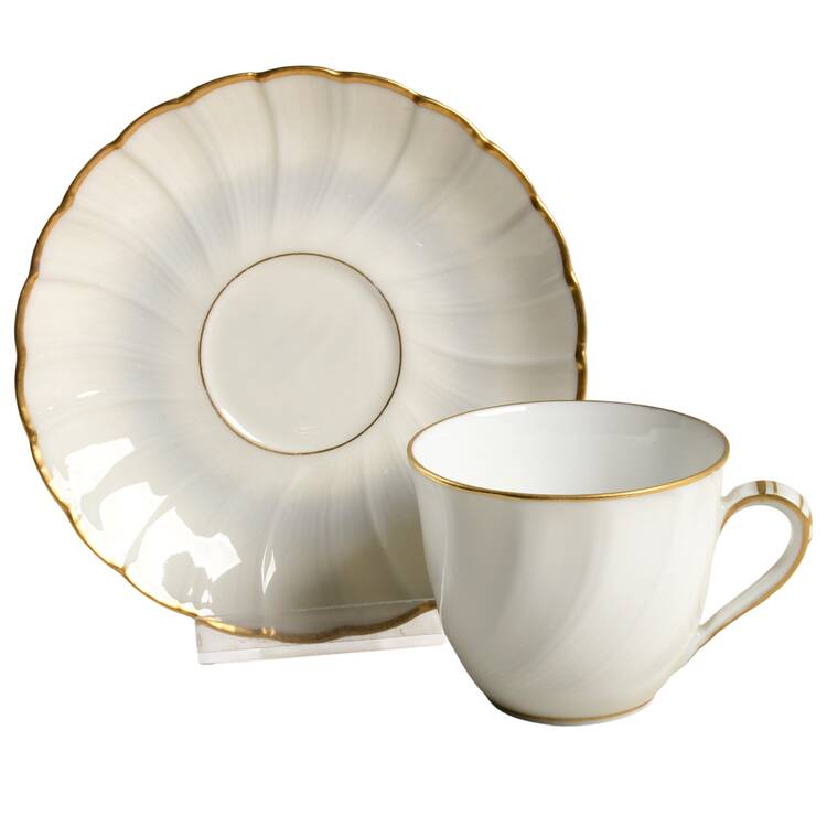 Verlaine Flat Demitasse Cup & Saucer Set