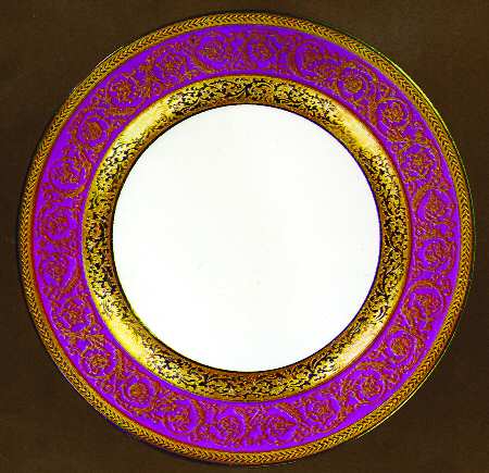Vergennes Red Dinner Plate