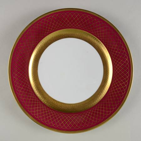 Vintimille Red Dinner Plate