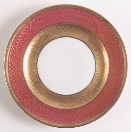 Vintimille Red Bread & Butter Plate