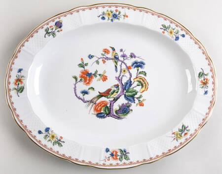 Vieux Rouen 15" Oval Serving Platter