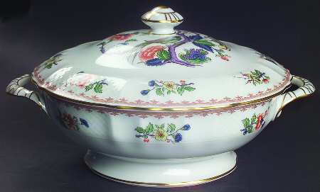 Vieux Rouen Round Covered Vegetable