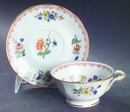 Footed Cup & Saucer Set