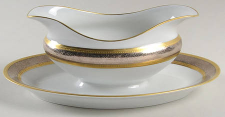 Vulcain Gravy Boat with Attached Underplate