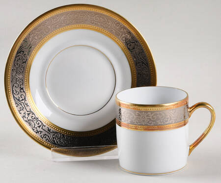 Vulcain Flat Demitasse Cup & Saucer Set