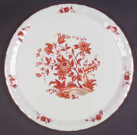 Zinnias Cake Plate by Bernardaud