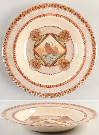 Wisconsin Large Rim Soup Bowl