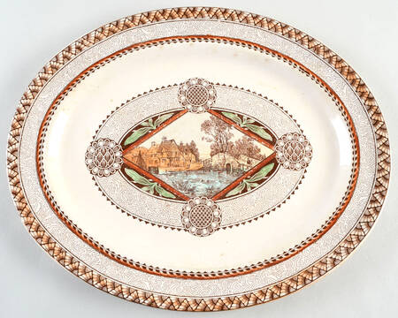 Wisconsin 16" Oval Serving Platter