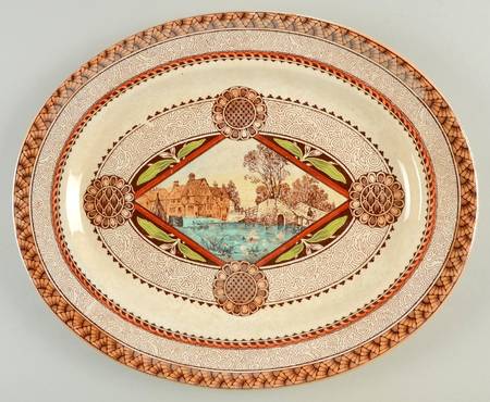 Wisconsin 13" Oval Serving Platter