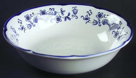 Blue Garden Coupe Cereal Bowl