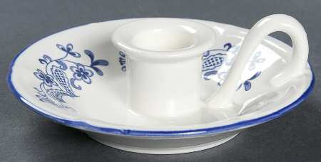 Blue Garden Candleholder