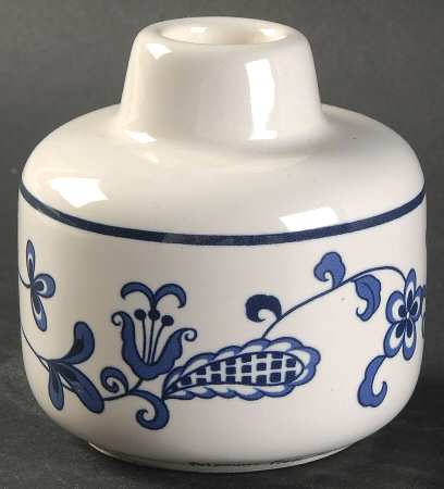 Blue Garden Candle Lamp No Shade