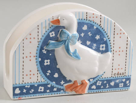 Blue Goose Napkin Holder