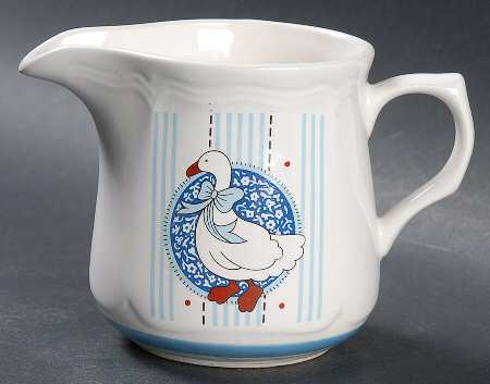 Blue Goose Creamer