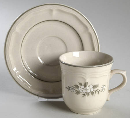 Christine Flat Cup & Saucer Set by Baker, Hart & Stuart
