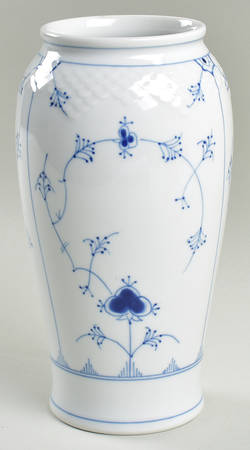 Blue Traditional (No Trim) 8" Vase