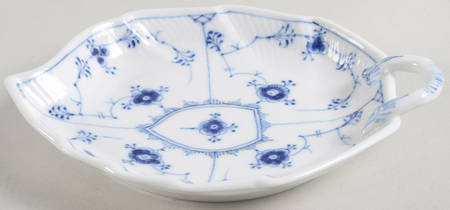Blue Traditional (No Trim) 7" Leaf Dish