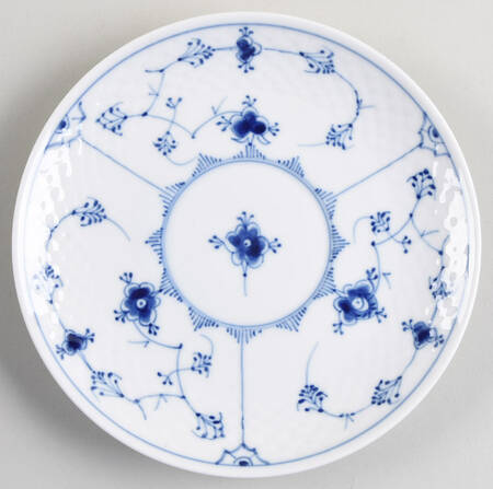 Blue Traditional (No Trim) Saucer for Cream Soup Bowl & Lid