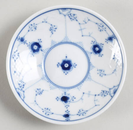 Blue Traditional (No Trim) Saucer for Flat Demitasse Cup