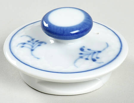 Blue Traditional (No Trim) Lid for Mini Teapot