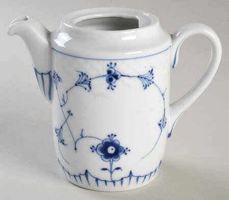 Blue Traditional (No Trim) Individual Teapot No Lid