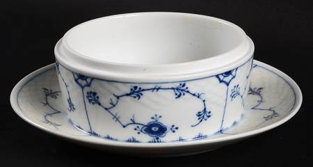 Blue Traditional (No Trim) Sauce Boat No Lid