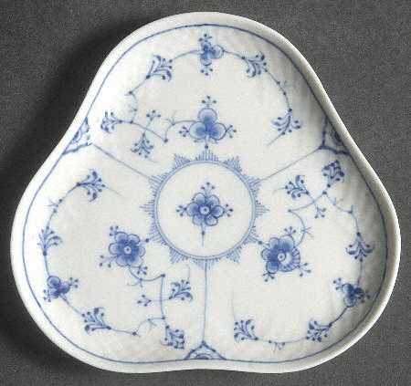 Blue Traditional (No Trim) Triangular Tray
