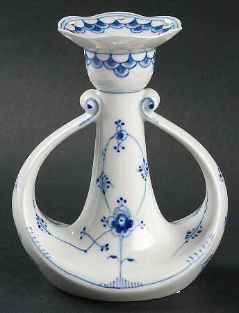 Blue Traditional (No Trim) 5" Candlestick