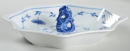 Blue Traditional (No Trim) Open Candy Dish
