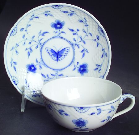 Butterfly Flat Cup & Saucer Set