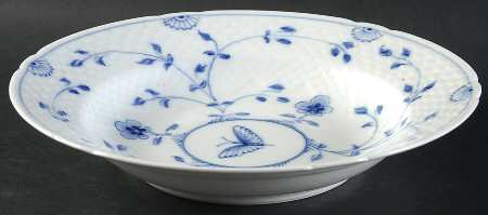 Butterfly Large Rim Soup Bowl