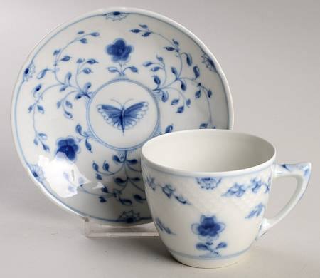 Butterfly Flat Cup & Saucer Set