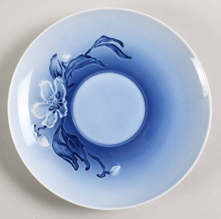 Christmas Rose Saucer for Flat Cream Soup Bowl