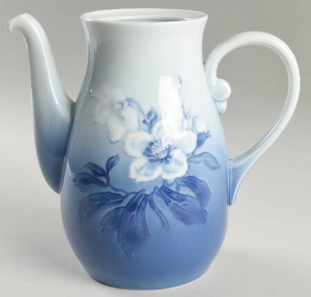 Christmas Rose Coffee Pot No Lid