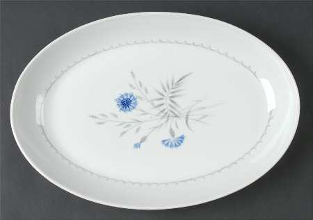 Cornflower 13" Oval Serving Platter