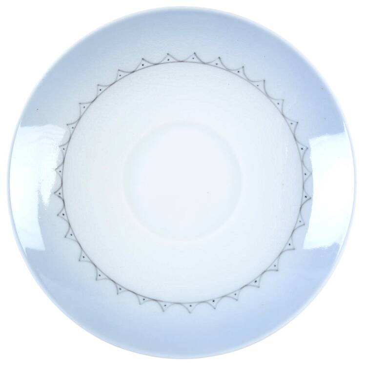 Cornflower Blue Edge Saucer for Demitasse Cup