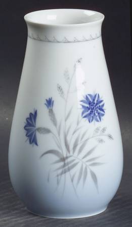 Cornflower Blue Edge 5" Vase