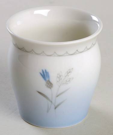 Cornflower Blue Edge Toothpick Holder