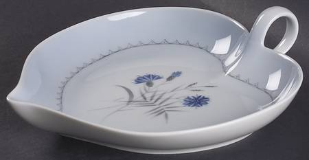 Cornflower Blue Edge Mint Dish