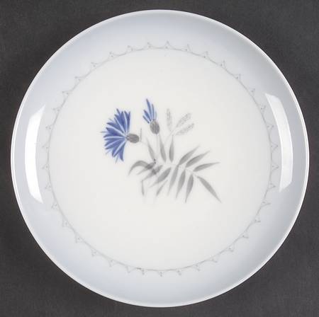 Cornflower Blue Edge Bread & Butter Plate