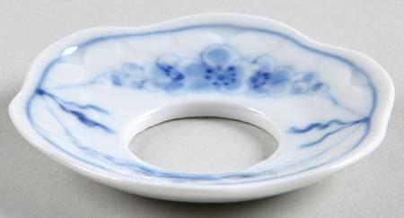 Empire Blue and White Bobeche/Candle Ring