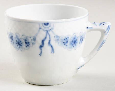 Empire Blue and White Flat Cup