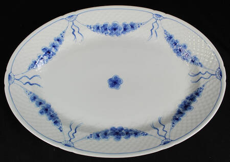 Empire Blue and White 15" Oval Serving Platter