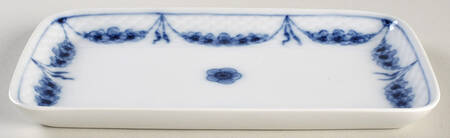 Empire Blue and White Rectangular Tray