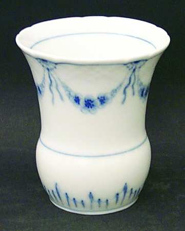 Empire Blue and White 4" Vase