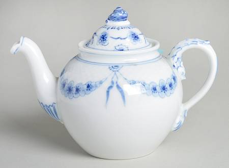 Empire Blue and White Individual Teapot & Lid