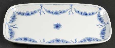 Empire Blue and White Large Sandwich Tray