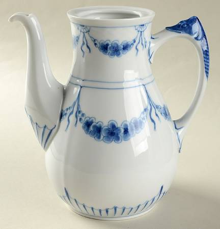 Empire Blue and White Mini Coffee Pot No Lid