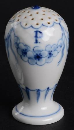 Empire Blue and White Pepper Shaker