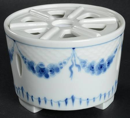 Empire Blue and White 2 Piece Warmer Stand